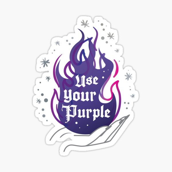 Item preview, Use Your Purple designed and sold by Yue Miko.