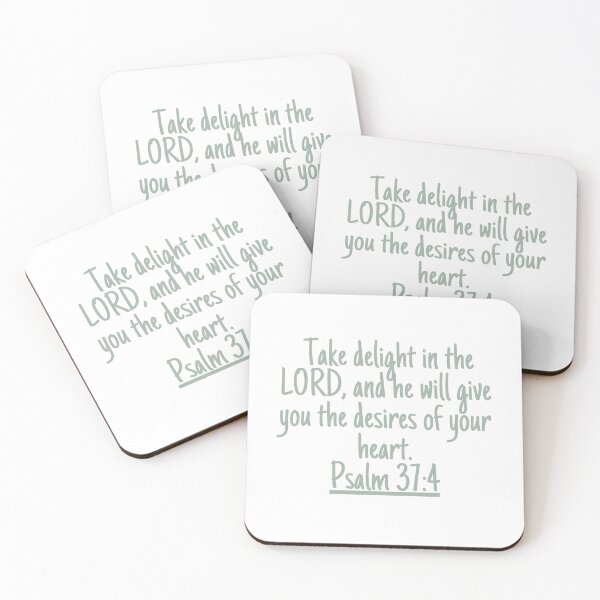 Item preview, Take delight in the LORD, and he will give you the desires of your heart. Psalm 37:4 designed and sold by successmom.
