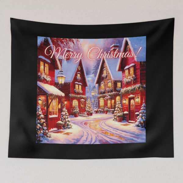 Item preview, Enchanting Beauty of a Beautiful Christmas Town designed and sold by IFLYBaby.