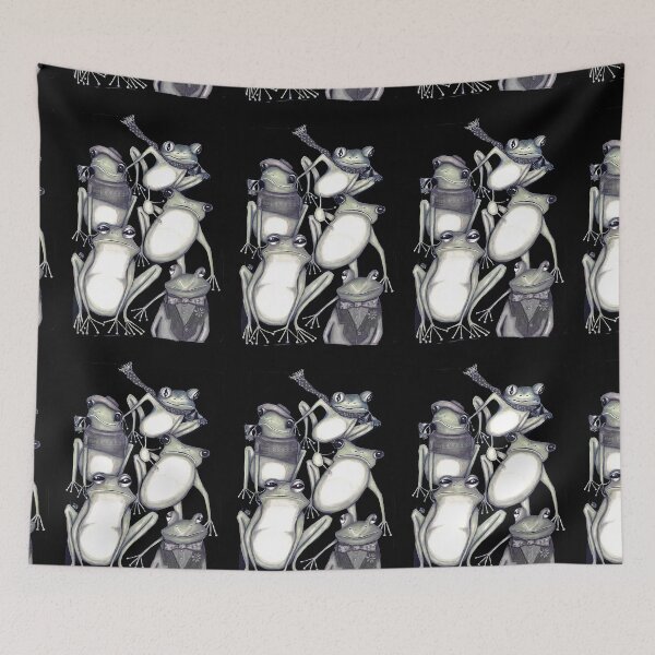 Item preview, A frolic of frogs designed and sold by Jenny Wood.