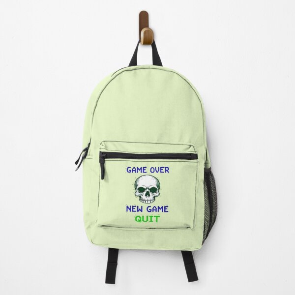 Item preview, Game Over Skull New Game Quit designed and sold by TheArtOfPat.
