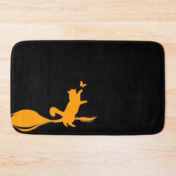 Item preview, Minimal Cute Cat Catching a Butterfly (orange and black) designed and sold by Kataverse.