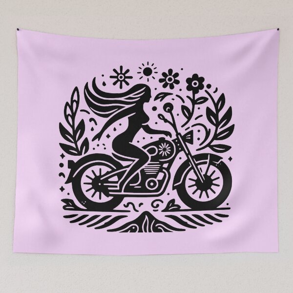 Item preview, Biker Girl  designed and sold by derpfudge.