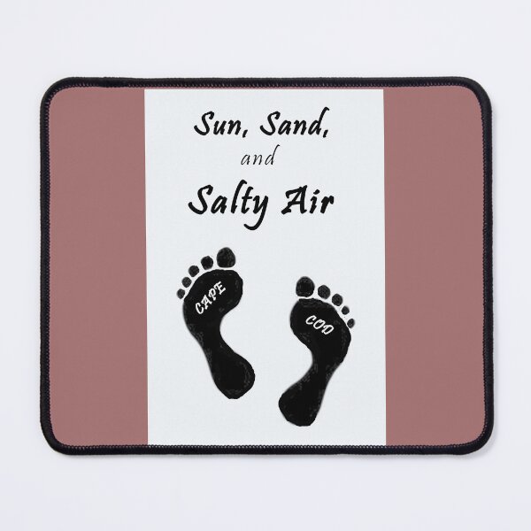 Item preview, Sun, Sand, and Salty Air Cape Cod barefoot footprints designed and sold by BumpsRYC.