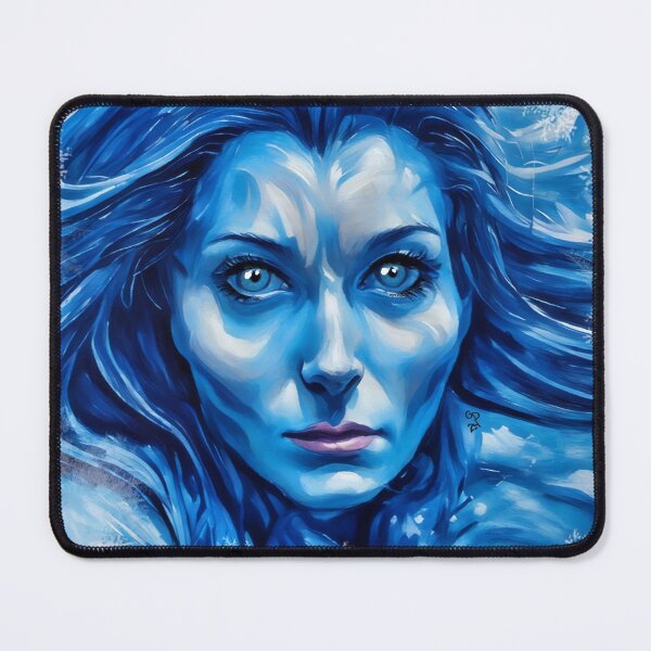 Item preview, Icy Gaze Winter Portrait designed and sold by gleefulme.