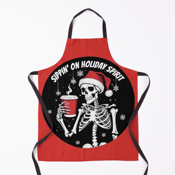 Item preview, Christmas Skeleton Sippin' On Holiday Spirit designed and sold by Moonde04.