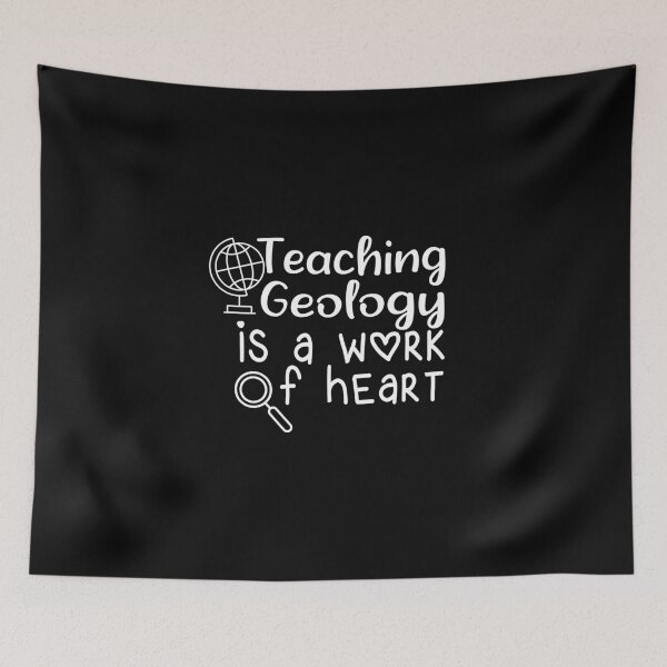 Item preview, Funny Teacher Quote Teaching Geology Is A Work Of Heart designed and sold by JustBeeAwesome.