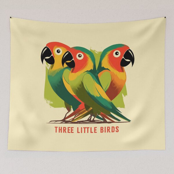 Item preview, Three Little Birds - Reggae designed and sold by blackdogshop.