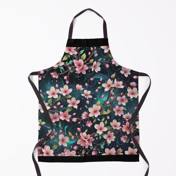 Item preview, Cherry Blossoms with black background designed and sold by melissabeta.