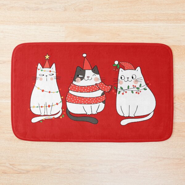 Item preview, Three Playful Cats Stirring Up Mischief On Christmas Day. designed and sold by Monday-15.