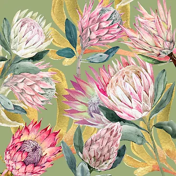 Artwork thumbnail, Protea by TurquoiseBird