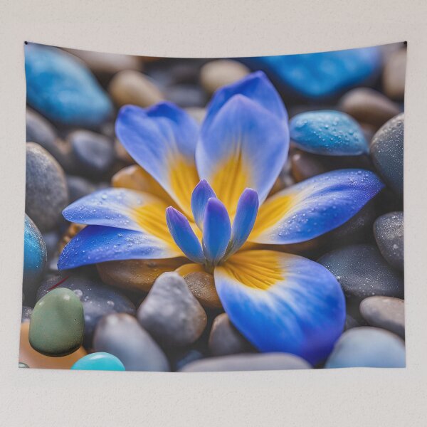 Item preview, Flower Between Stones designed and sold by Modern-Tropical.