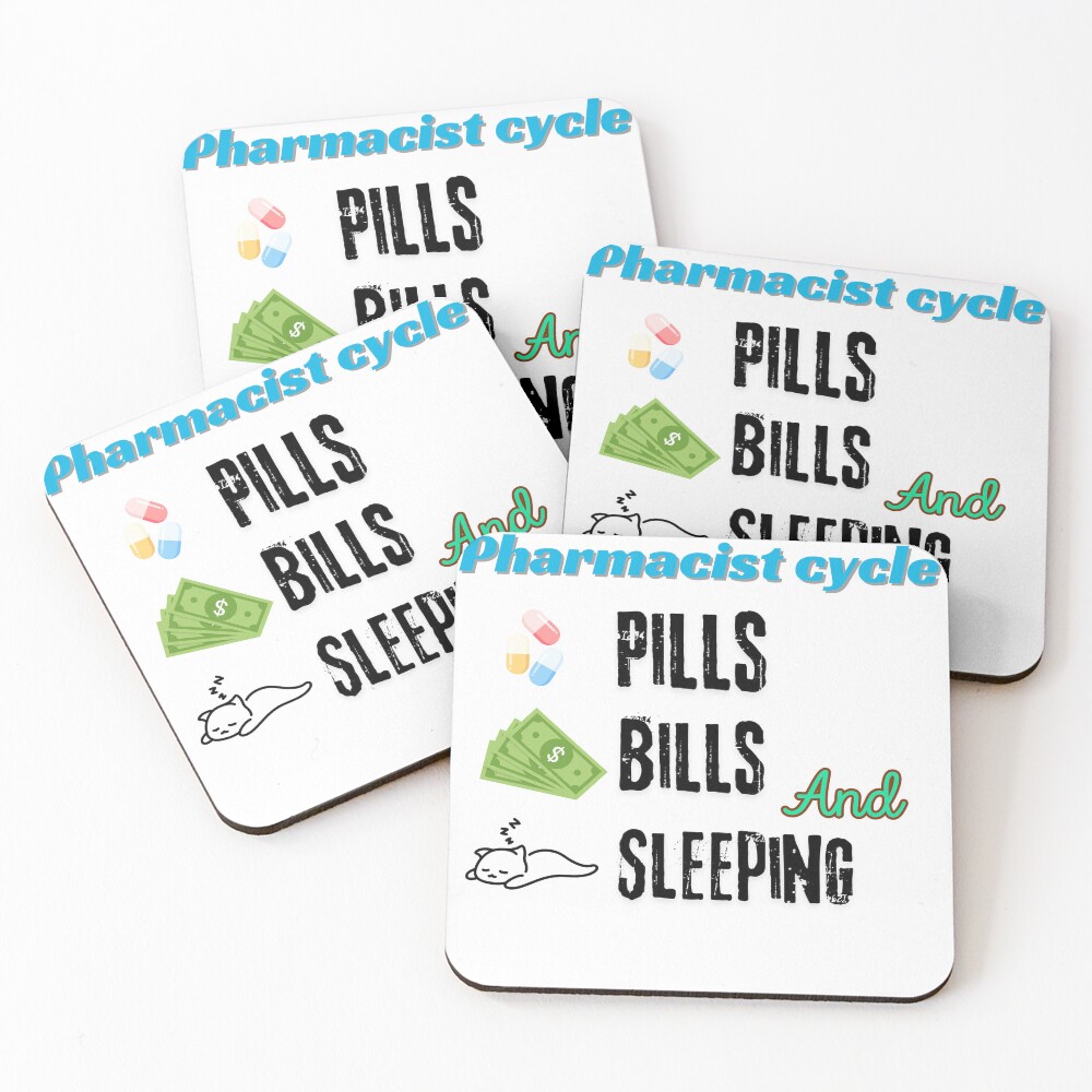 Item preview, Coasters (Set of 4) designed and sold by Rx-Designs.