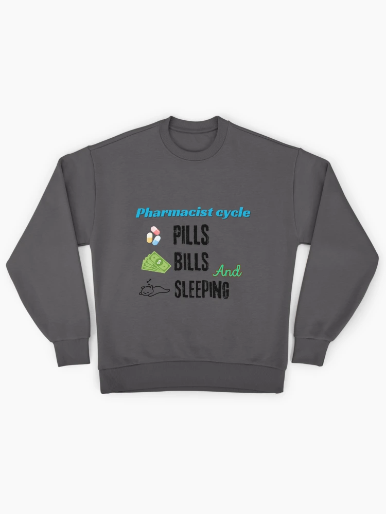 Thumbnail 1 of 6, Premium Oversized Sweatshirt, Pharmacist cycle designed and sold by Rx-Designs.