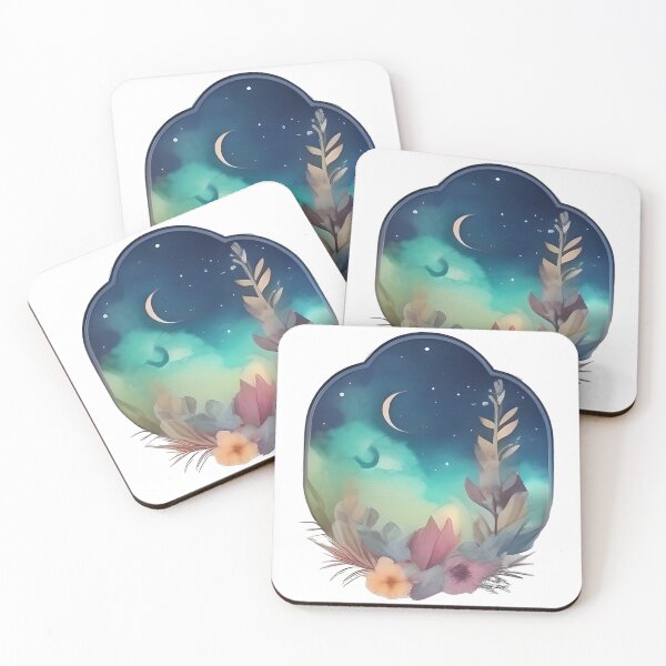 Item preview, Moonlit Garden: Enchanted Nocturnal Blooms designed and sold by SavvyJuanDesign.