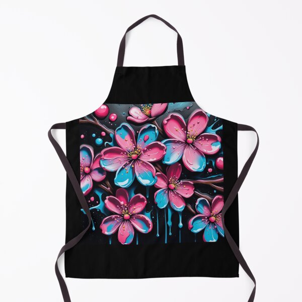Item preview, Cherry Blossoms with black background designed and sold by melissabeta.