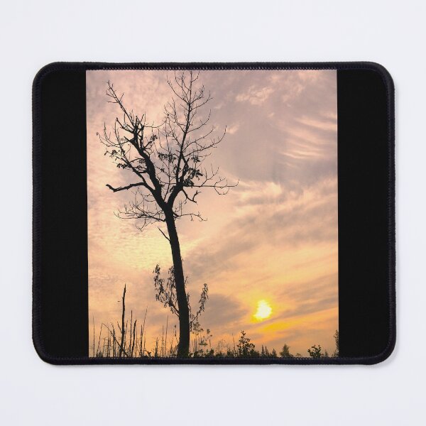 Item preview, Lonely tree on a pink orange sky designed and sold by Topmel.