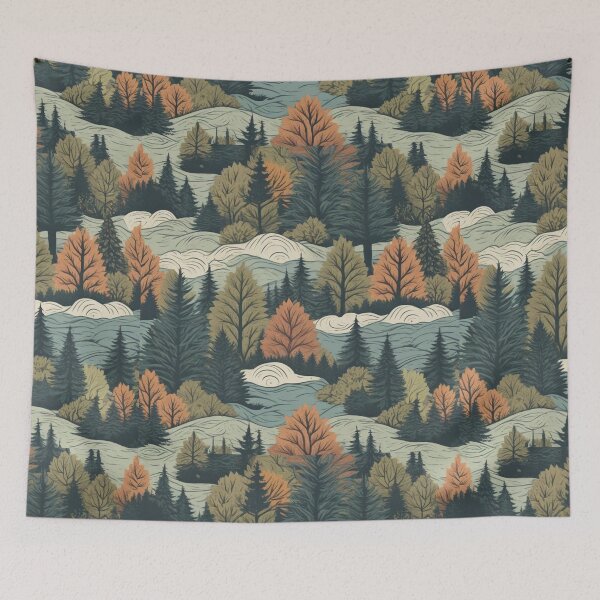 Item preview, Nature's Serenity: Seamless Patterns Inspired by the Outdoors designed and sold by hjian8219.