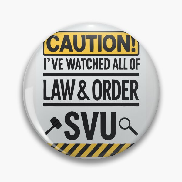 Item preview, CAUTION! I've Watched all of Law & Order designed and sold by Shrouded Unraveled.