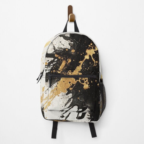 Item preview, Gold and black ink splashes 003 designed and sold by karolgart.