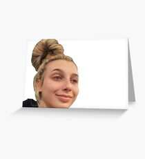 Emma Chamberlain Greeting Card
