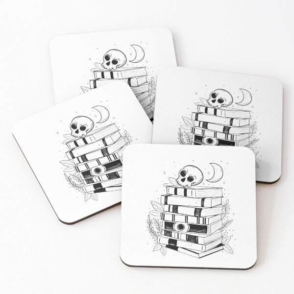 Item preview, Skull and Bookstack designed and sold by Booneb.