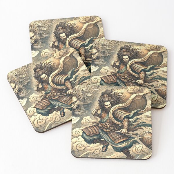 Item preview, "Fujin and Raijin - The Gods of Wind and Thunder" designed and sold by MASA19781022.