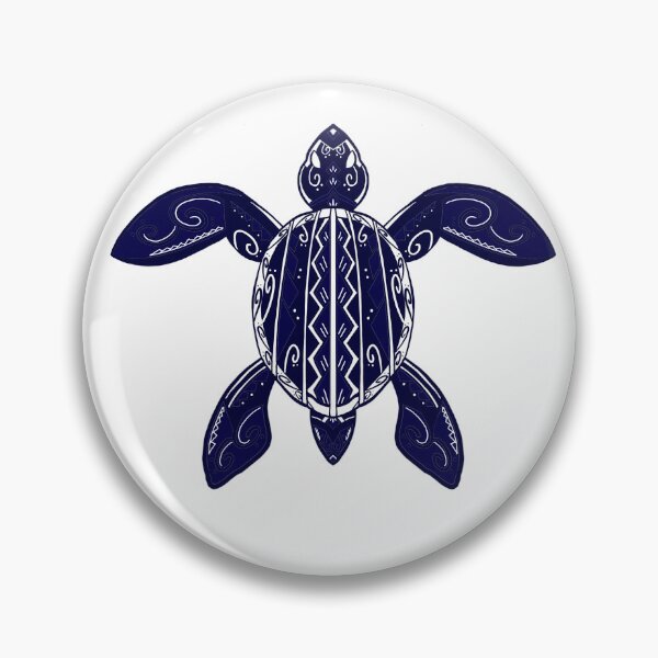 Item preview, Tribal Blue Leatherback Sea Turtle designed and sold by Steeb757.