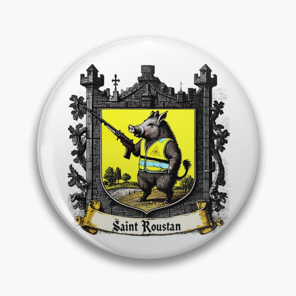 Item preview, Coat of arms of the village of Saint Roustan designed and sold by Real Life.