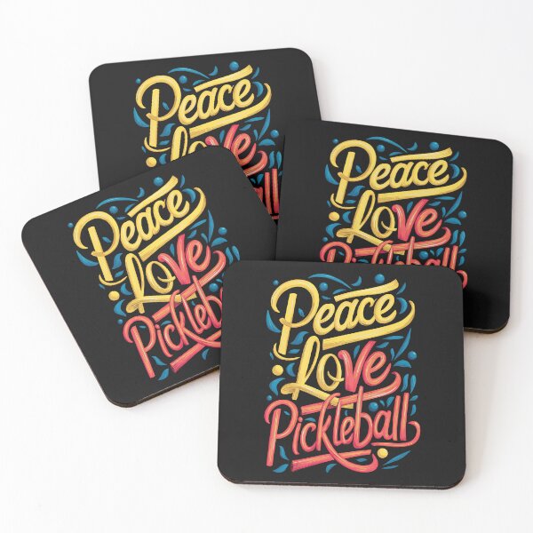 Item preview, Peace, Love and Pickleball designed and sold by VibeHiveThreads.
