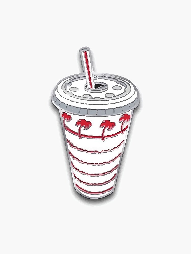 Thumbnail 3 of 3, Sticker, In-N-Out Drink Cup (V1) designed and sold by nlg99.