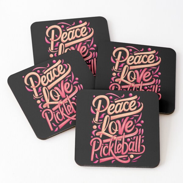 Item preview, Peace, Love and Pickleball designed and sold by VibeHiveThreads.