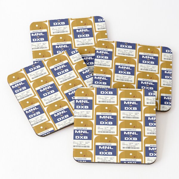 Item preview, Manila to Dubai Boarding Pass designed and sold by Local Folk.