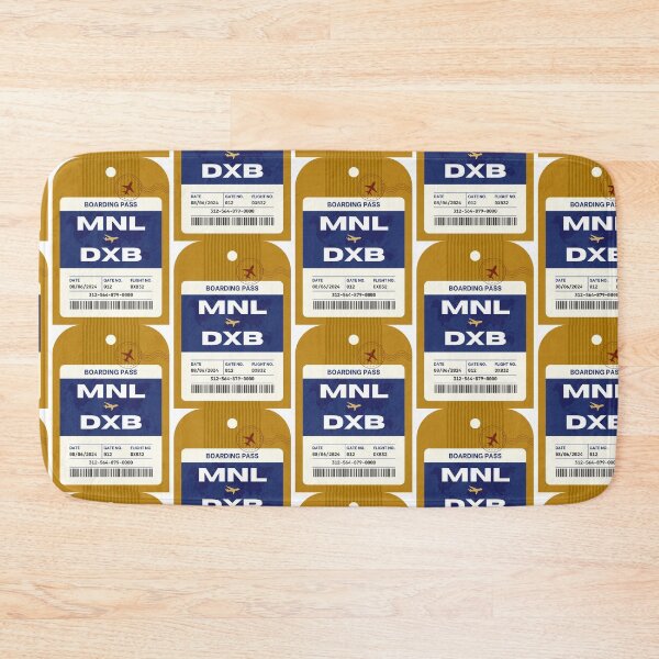 Item preview, Manila to Dubai Boarding Pass designed and sold by Local Folk.