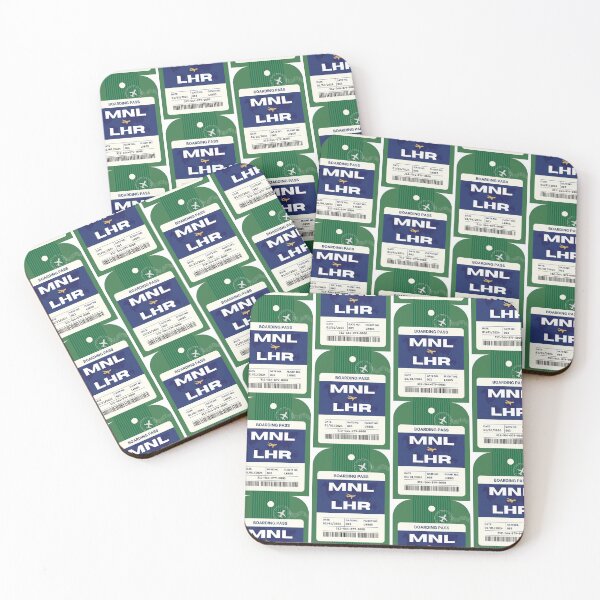 Item preview, Manila to London Boarding Pass designed and sold by Local Folk.