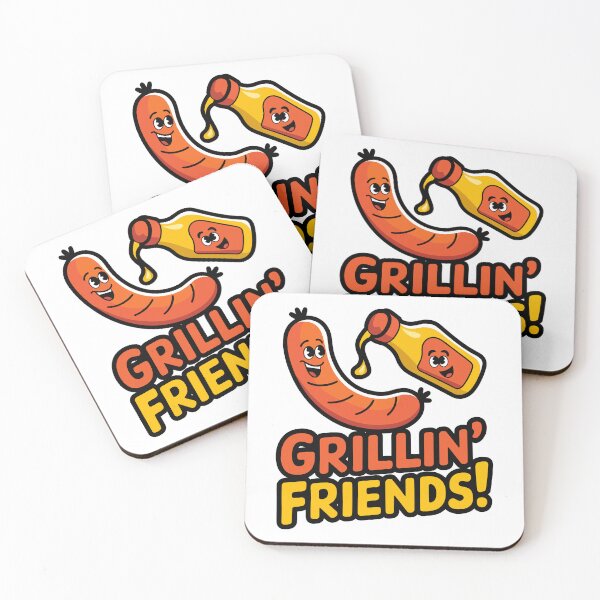 Item preview, Grillin’ Friends! designed and sold by Skelen2014.