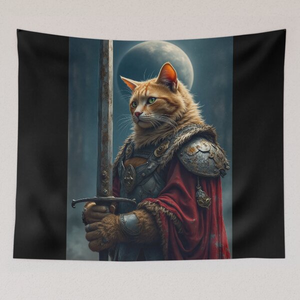 Item preview, Orange Forrest Cat Viking designed and sold by NPC-Trader.