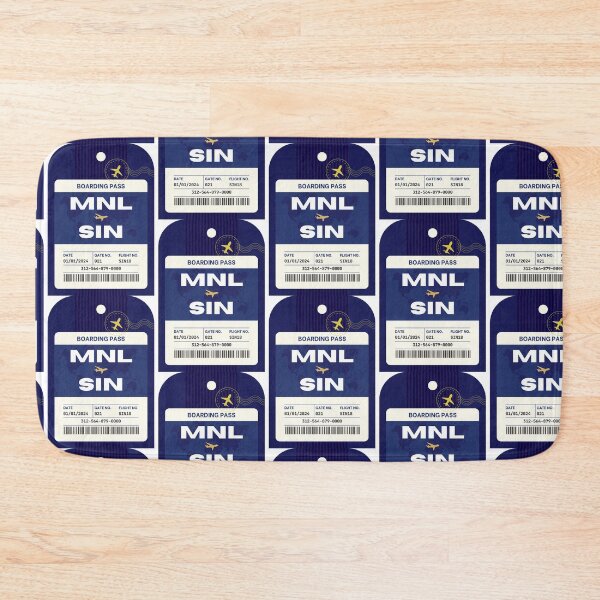 Item preview, Manila to Singapore Boarding Pass designed and sold by Local Folk.
