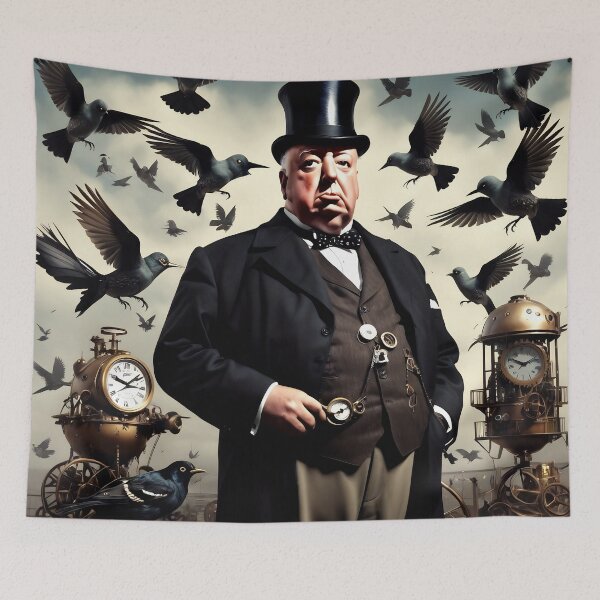Item preview, Alfred Hitchcock and The Birds designed and sold by David  Blair Studios.