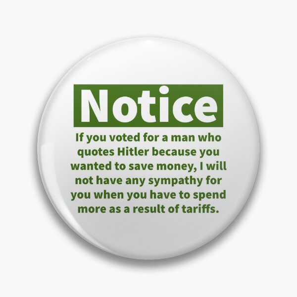 Item preview, Notice to MAGA supporters about the tariffs  designed and sold by Rachel the Artist .