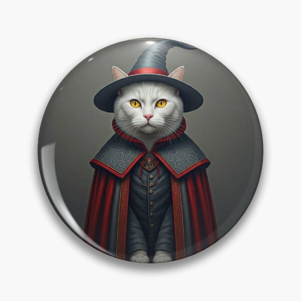 Item preview, The Feline Wizard: A Tarot Card of Magic and Mystery. Magical Cat Wizard - Amulet of Luck designed and sold by MarCreativArt.