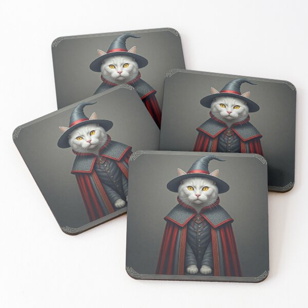Item preview, The Feline Wizard: A Tarot Card of Magic and Mystery. Magical Cat Wizard - Amulet of Luck designed and sold by MarCreativArt.