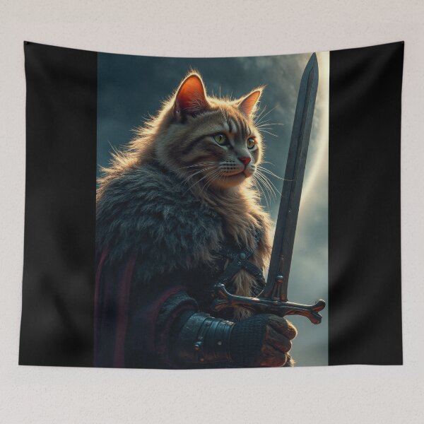 Item preview, Cute Cat Viking Worrier designed and sold by NPC-Trader.