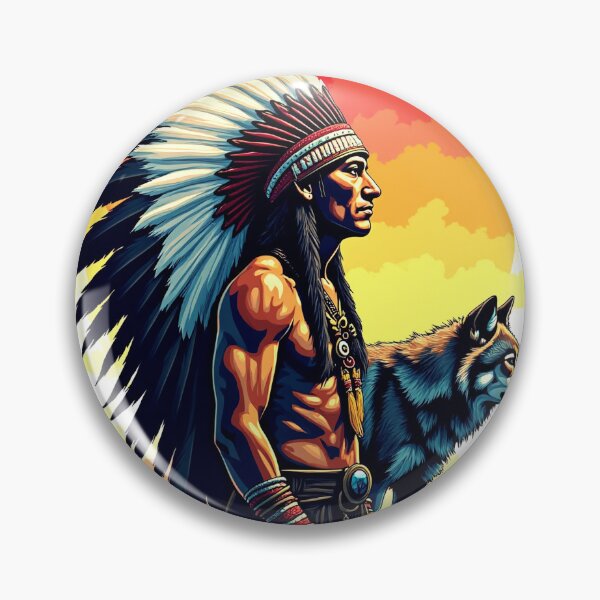 Item preview, Sitting Bull - Spirit Of The Plains designed and sold by SJZDesign.