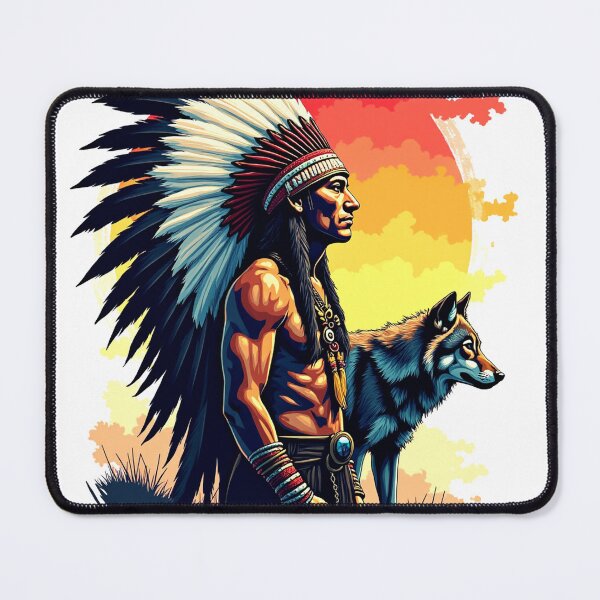 Item preview, Sitting Bull - Spirit Of The Plains designed and sold by SJZDesign.