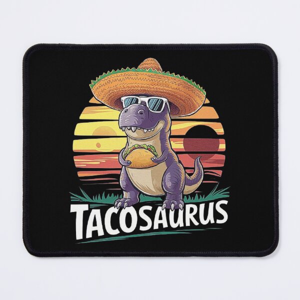 Item preview, Tacosaurus Dinosaur Holding Taco with Sombrero designed and sold by love3617.
