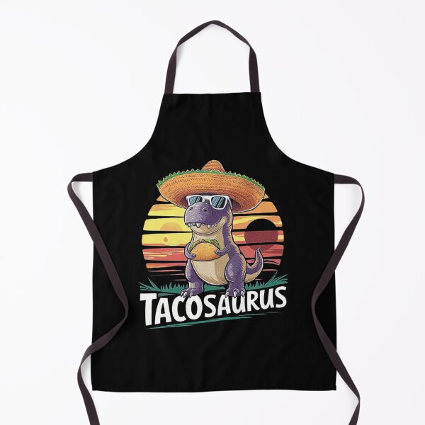 Item preview, Tacosaurus Dinosaur Holding Taco with Sombrero designed and sold by love3617.