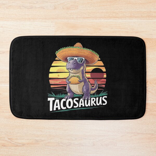 Item preview, Tacosaurus Dinosaur Holding Taco with Sombrero designed and sold by love3617.