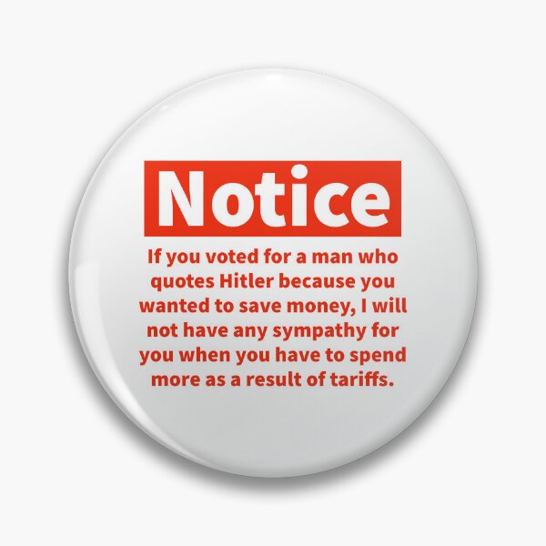 Item preview, Notice to MAGA supporters about the tariffs  designed and sold by Rachel the Artist .