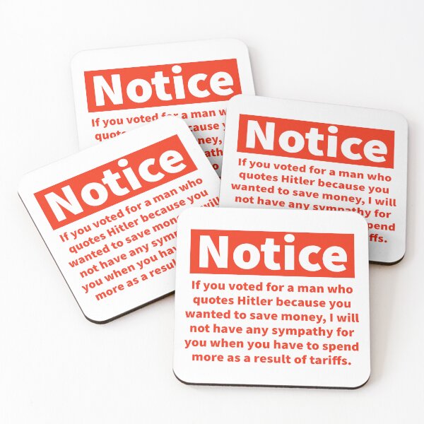 Item preview, Notice to MAGA supporters about the tariffs  designed and sold by Rachel the Artist .